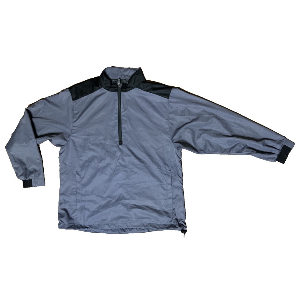 Sun Mountain Lite 6 oz Golf Pullover 1/4 Zip Shirt L/S Womens Large Gray